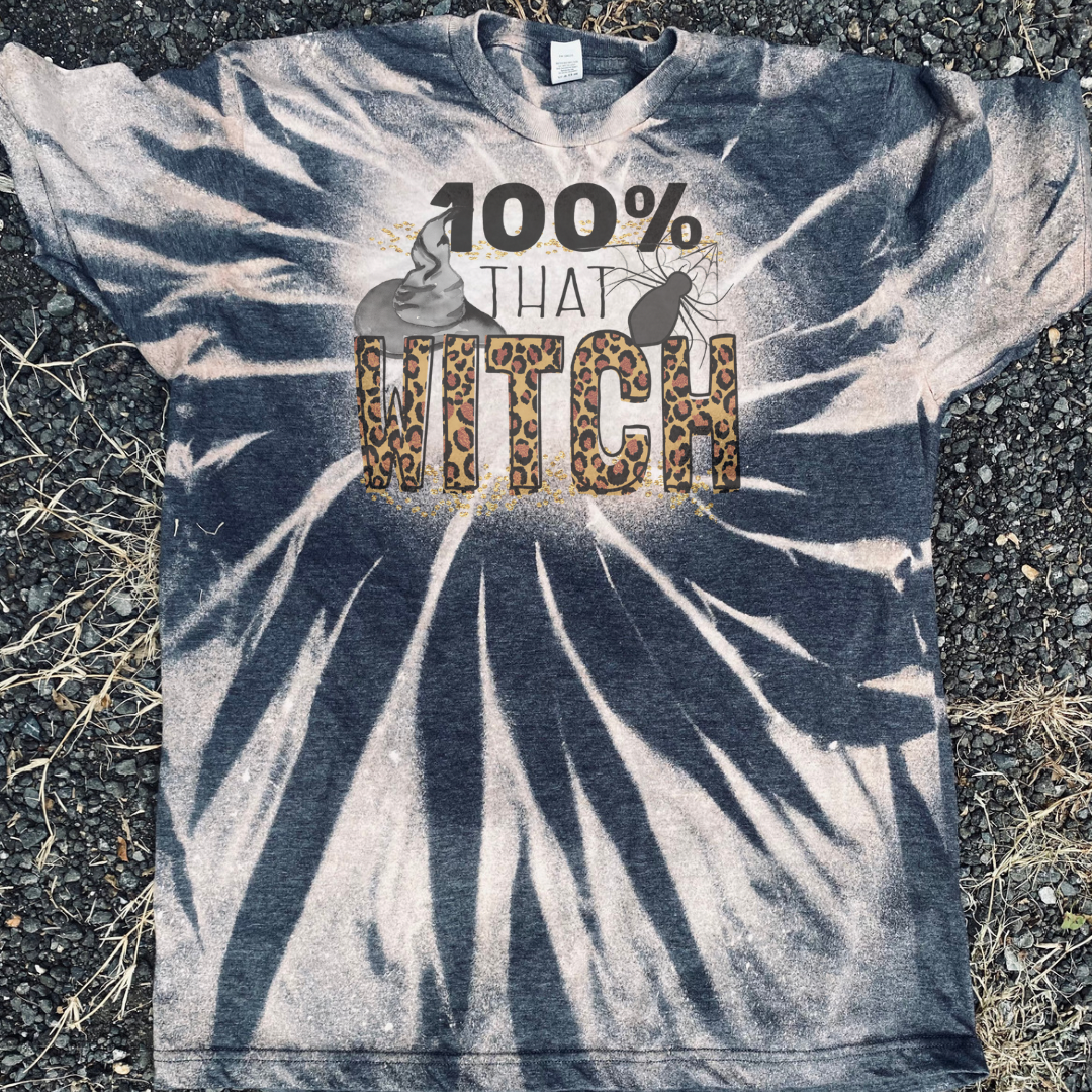 100% that Witch Halloween Bleach Tee