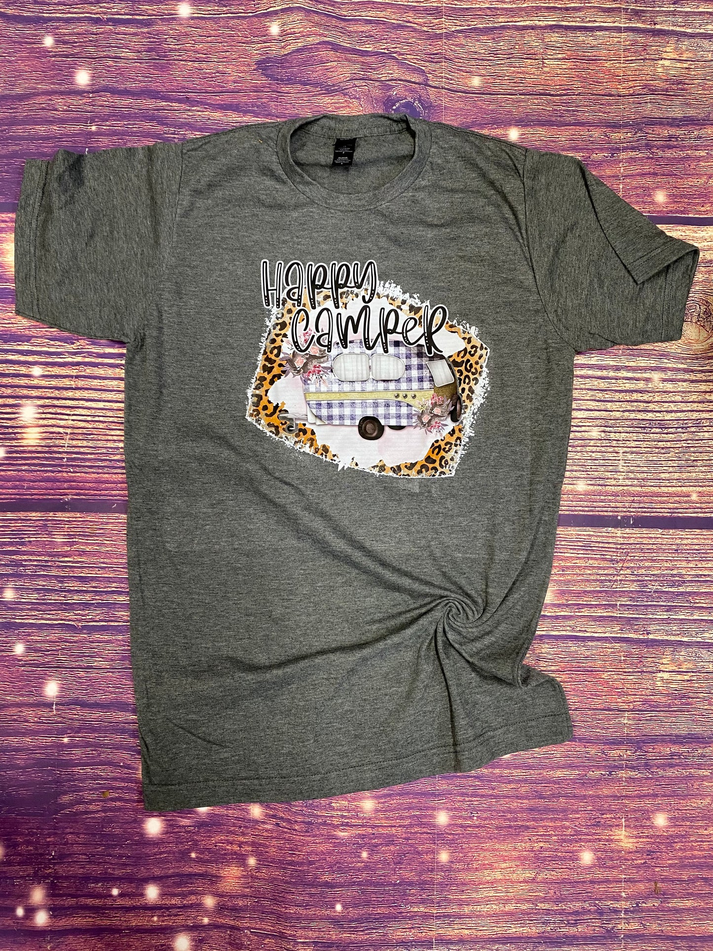 Happy Camper Screen Printed Shirt