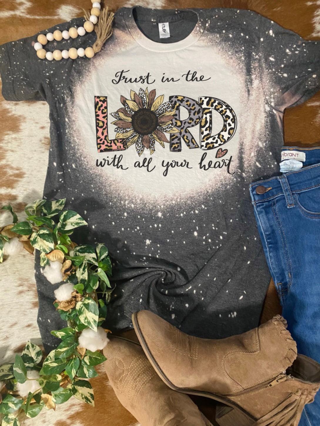 FlashSale Trust in the Lord Bleach Tee