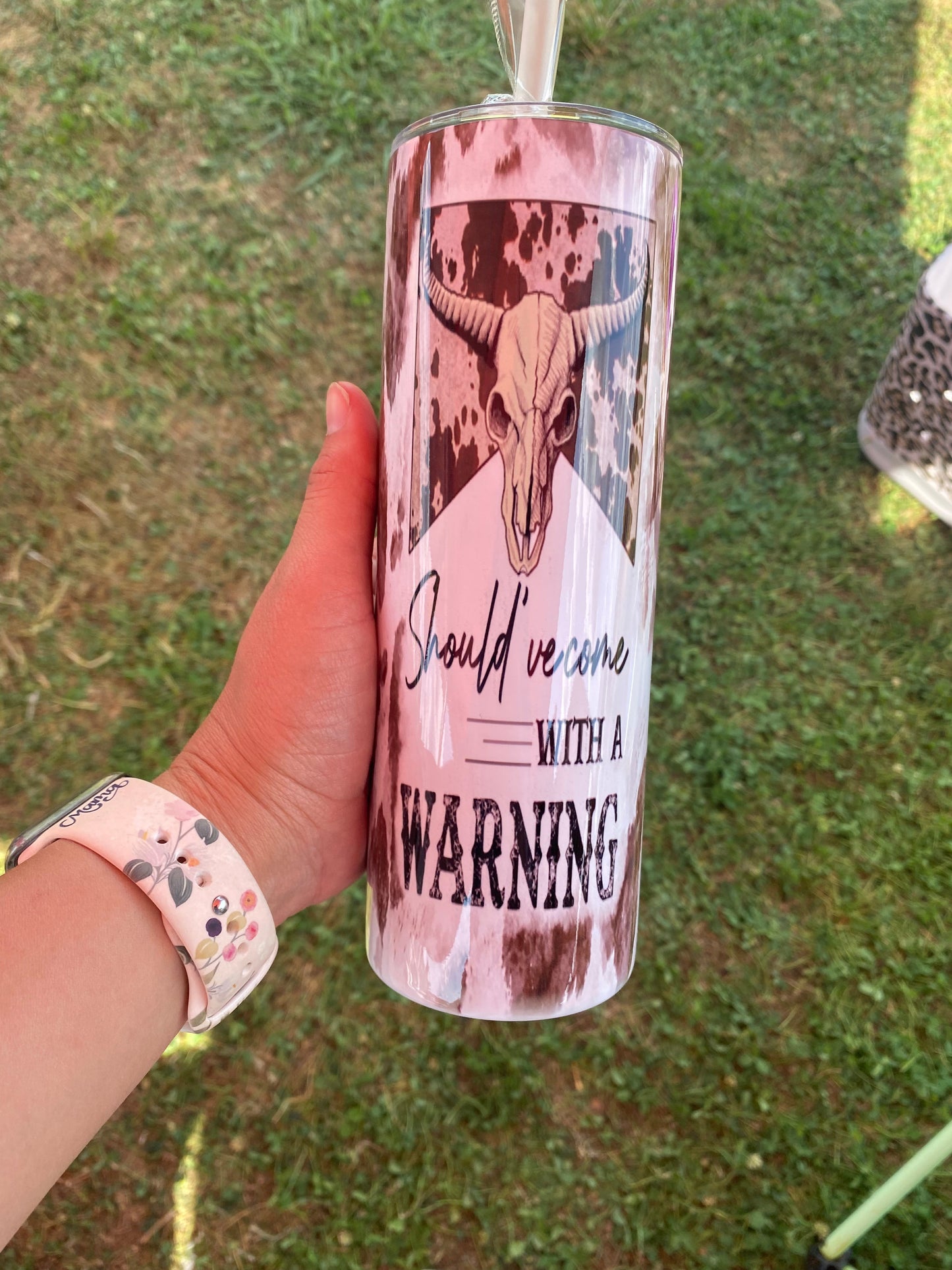 Should’ve Come with a warning Tumbler