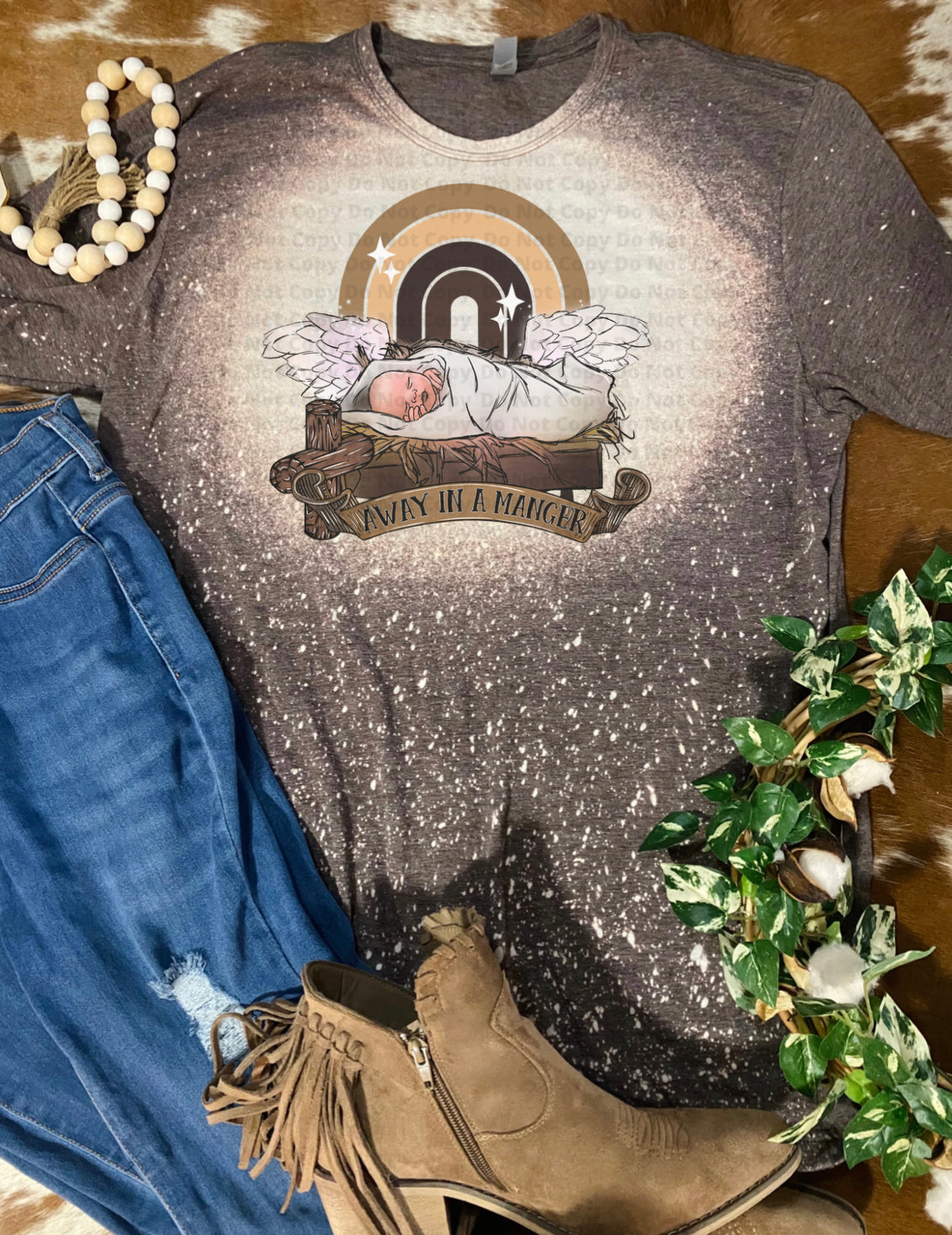 Away in a manger Bleach Tee