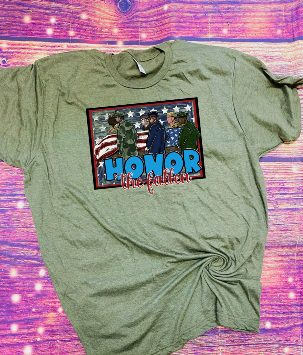 Honor the Fallen screen Printed Shirt