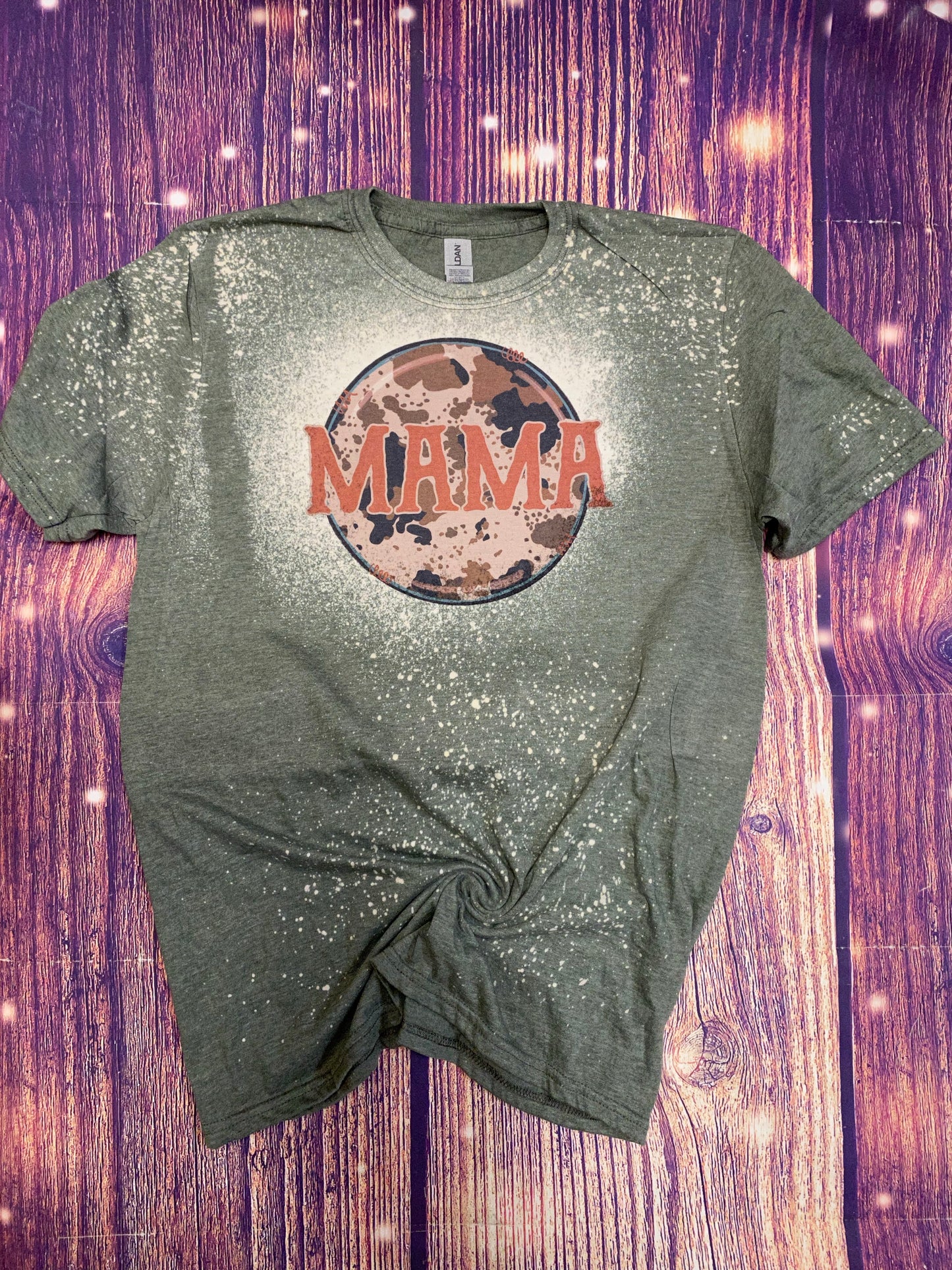 Cowhide Mama Bleach Tee