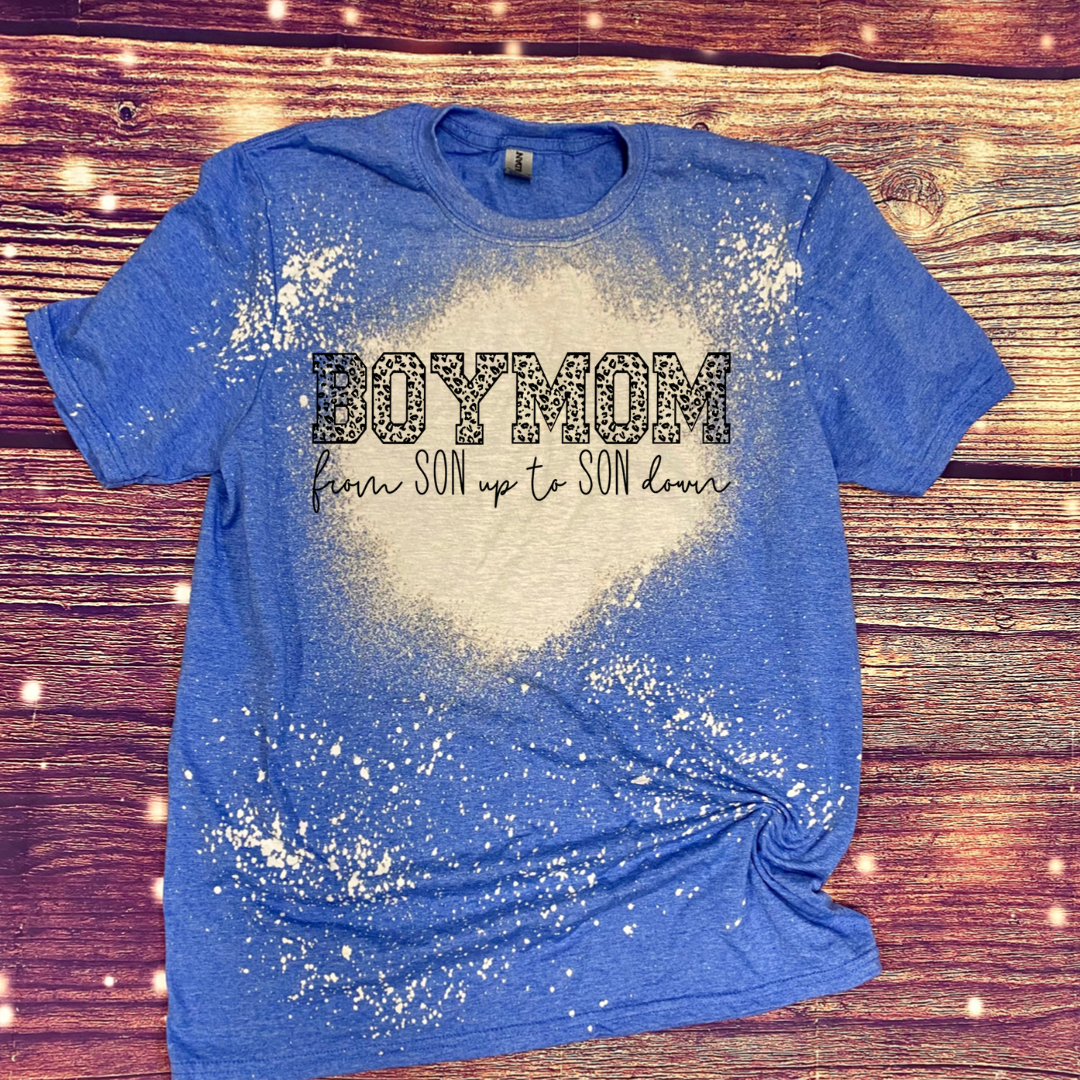 BoyMom from son up to son down Bleach Tee