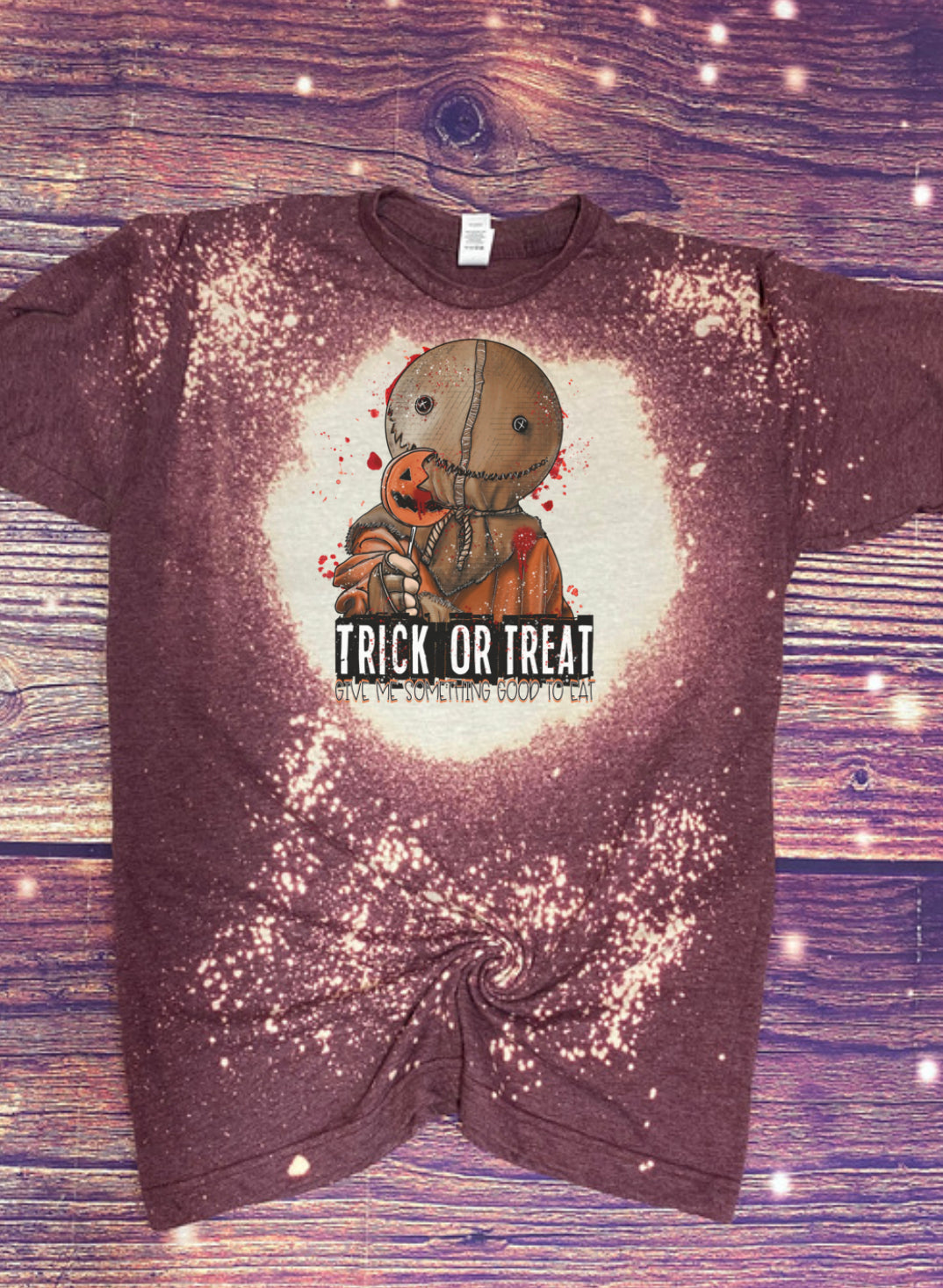 Trick or Treat Halloween Bleach Tee