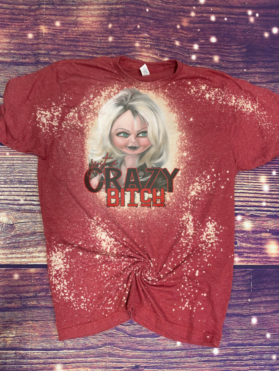 Crazy B***h Halloween Bleach Tee