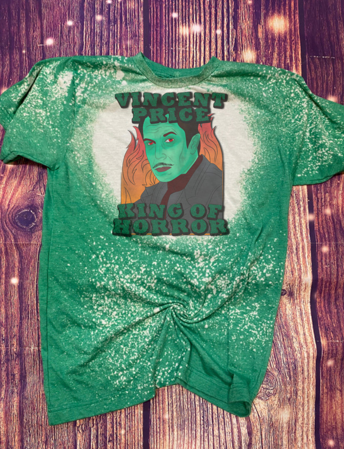 King of Horror Halloween Bleach Tee