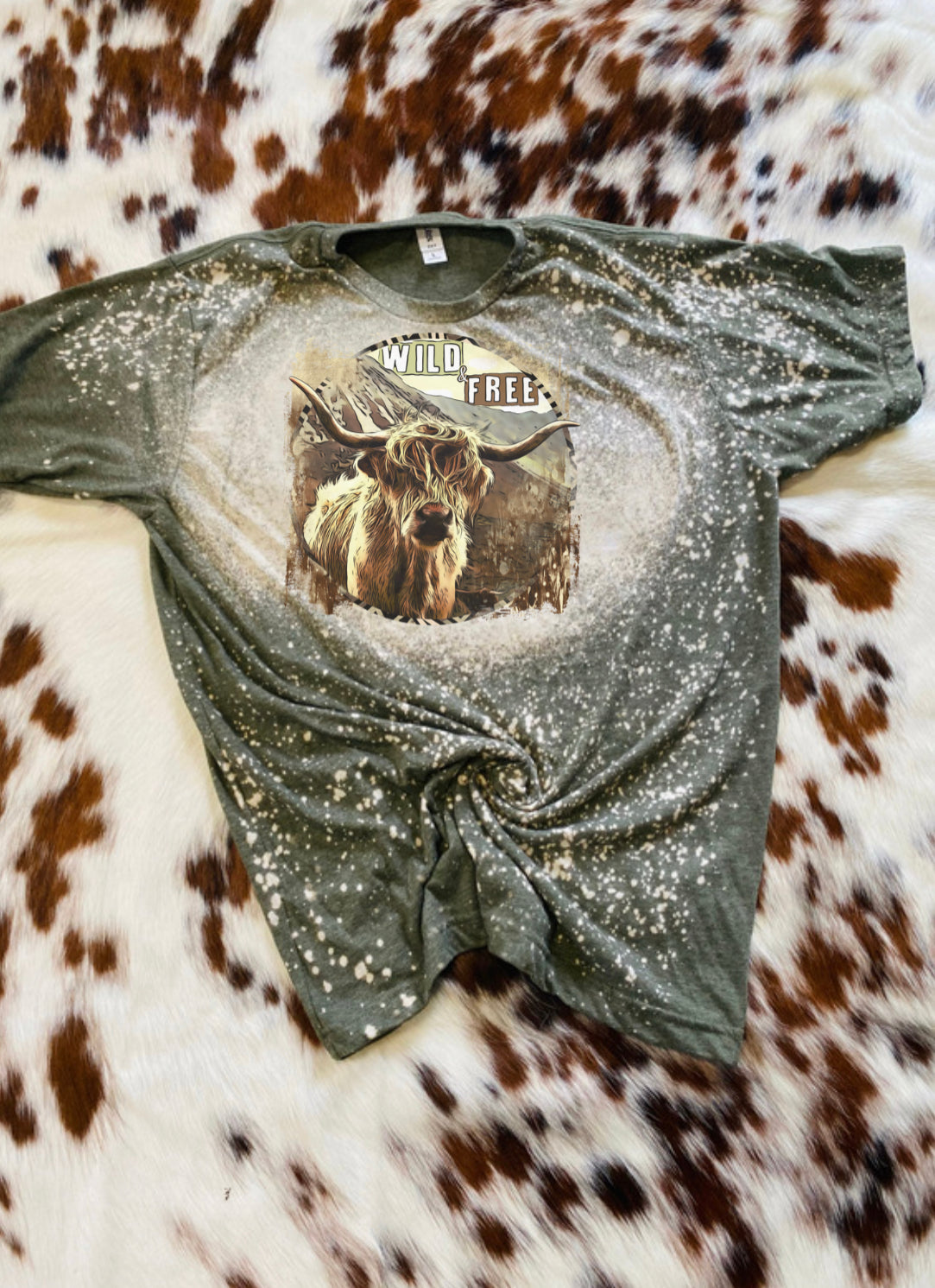 Wild & Free Western Bleach Tee