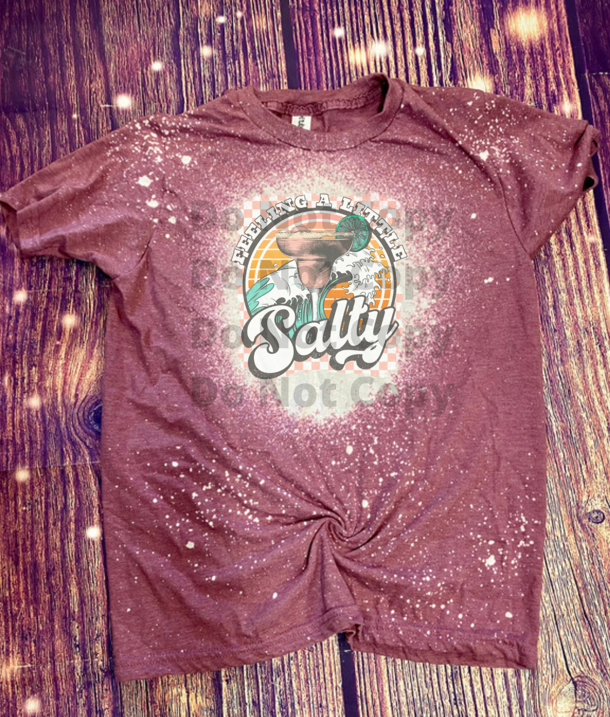 Feeling a little Salty Bleach Tee