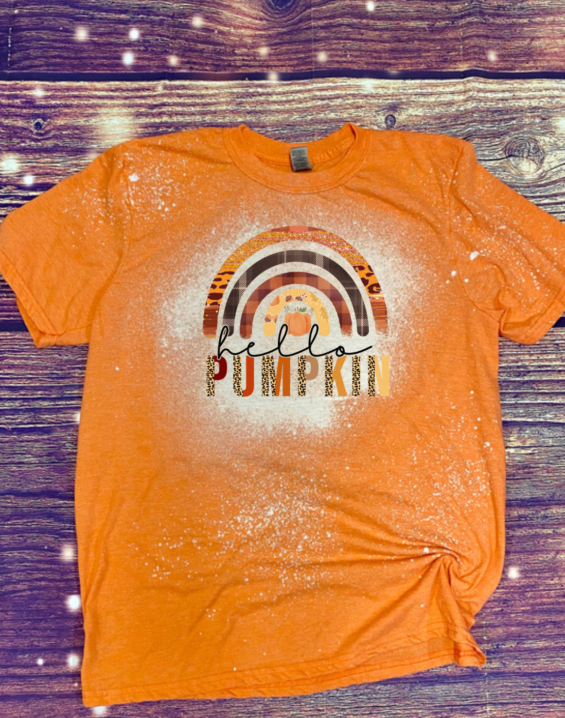 Hello Pumpkin Bleach Tee