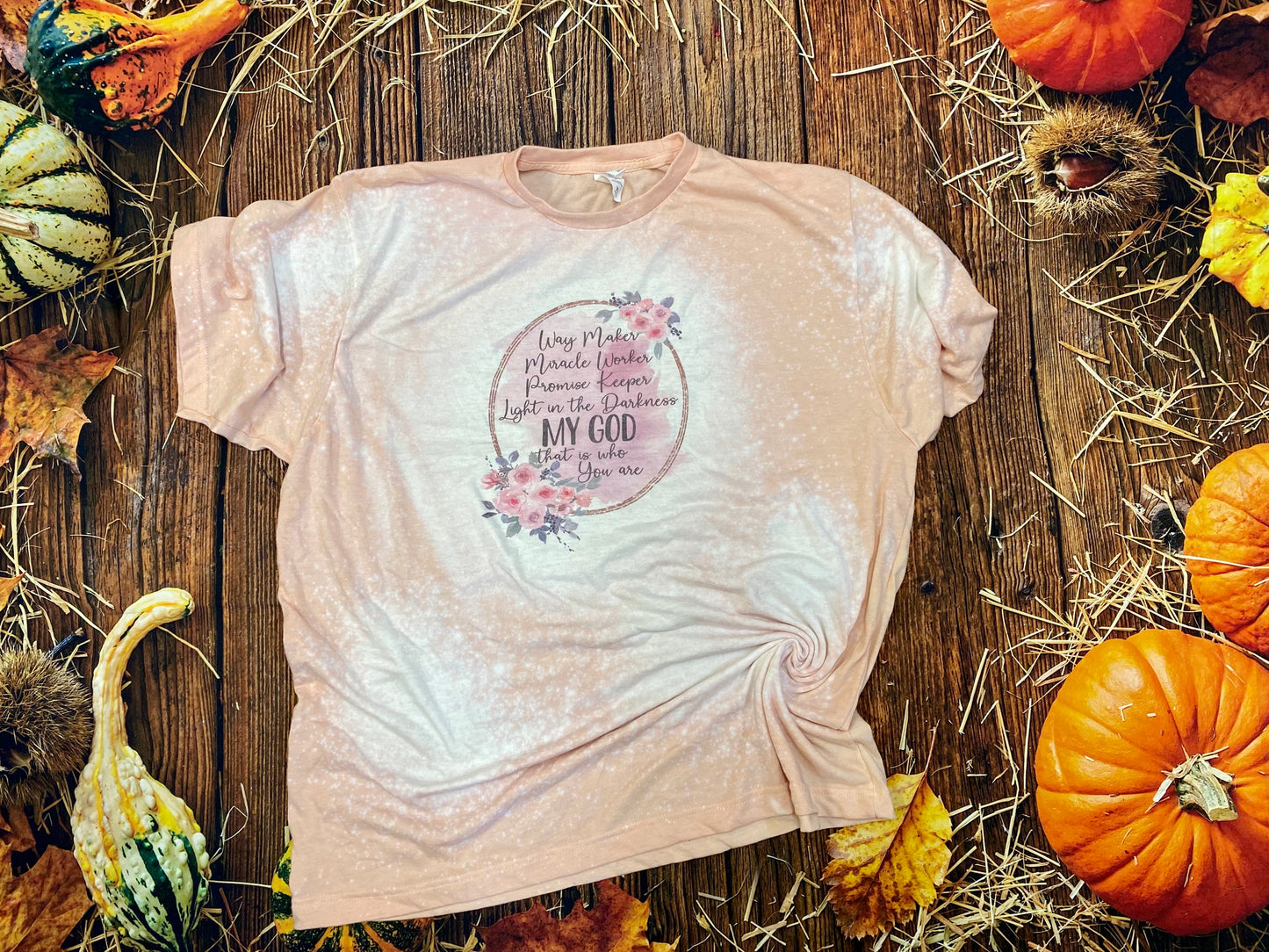 Way Maker Bleach Shirt | Bleached Shirt
