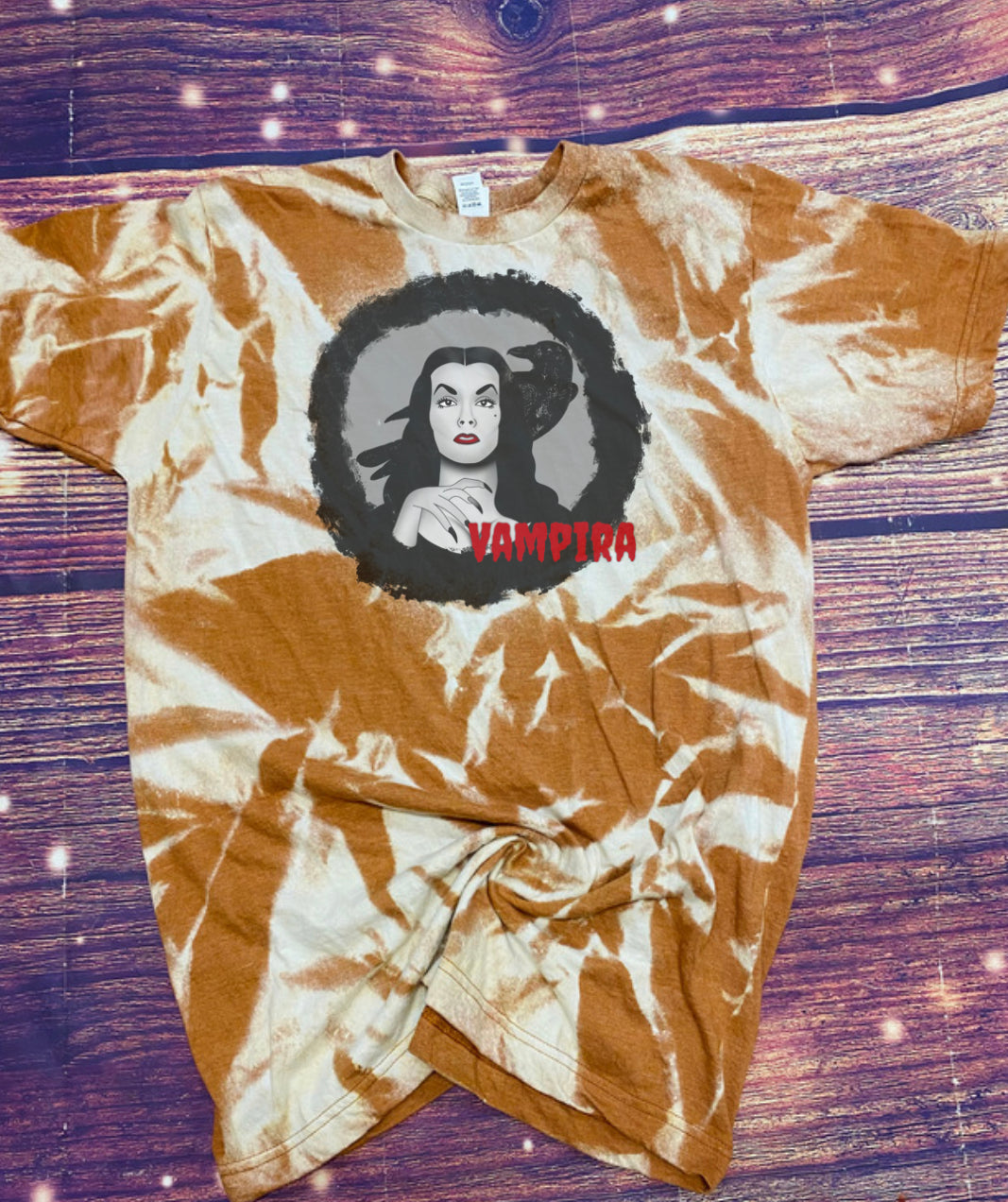 Vampira Halloween Bleach Tee