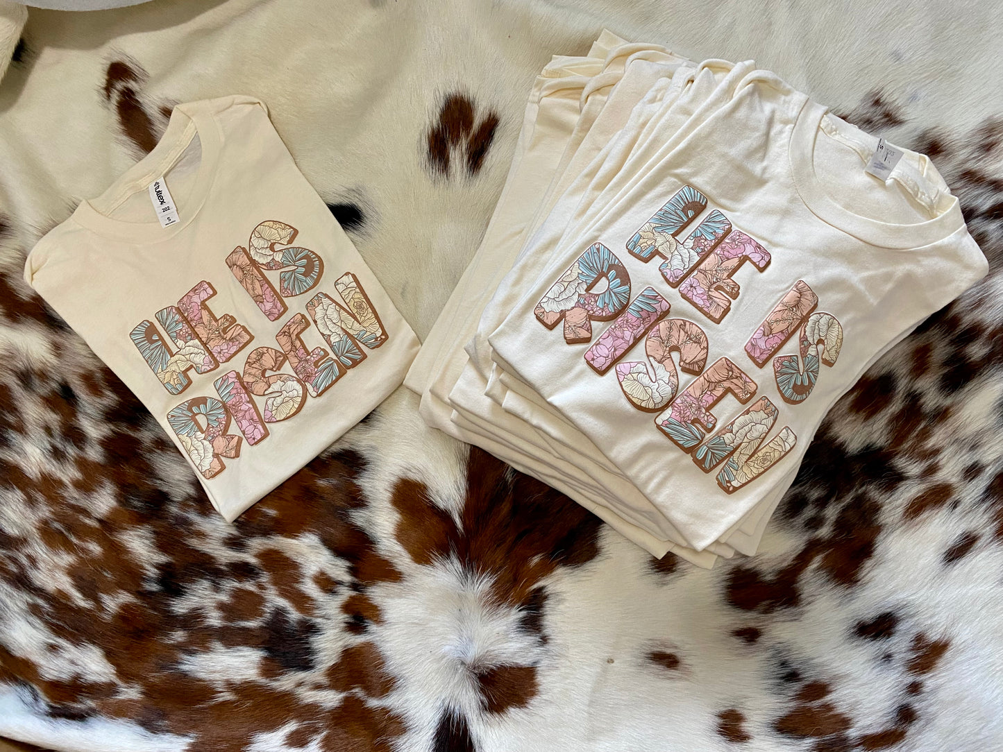 He is Risen Puff Tee RTS