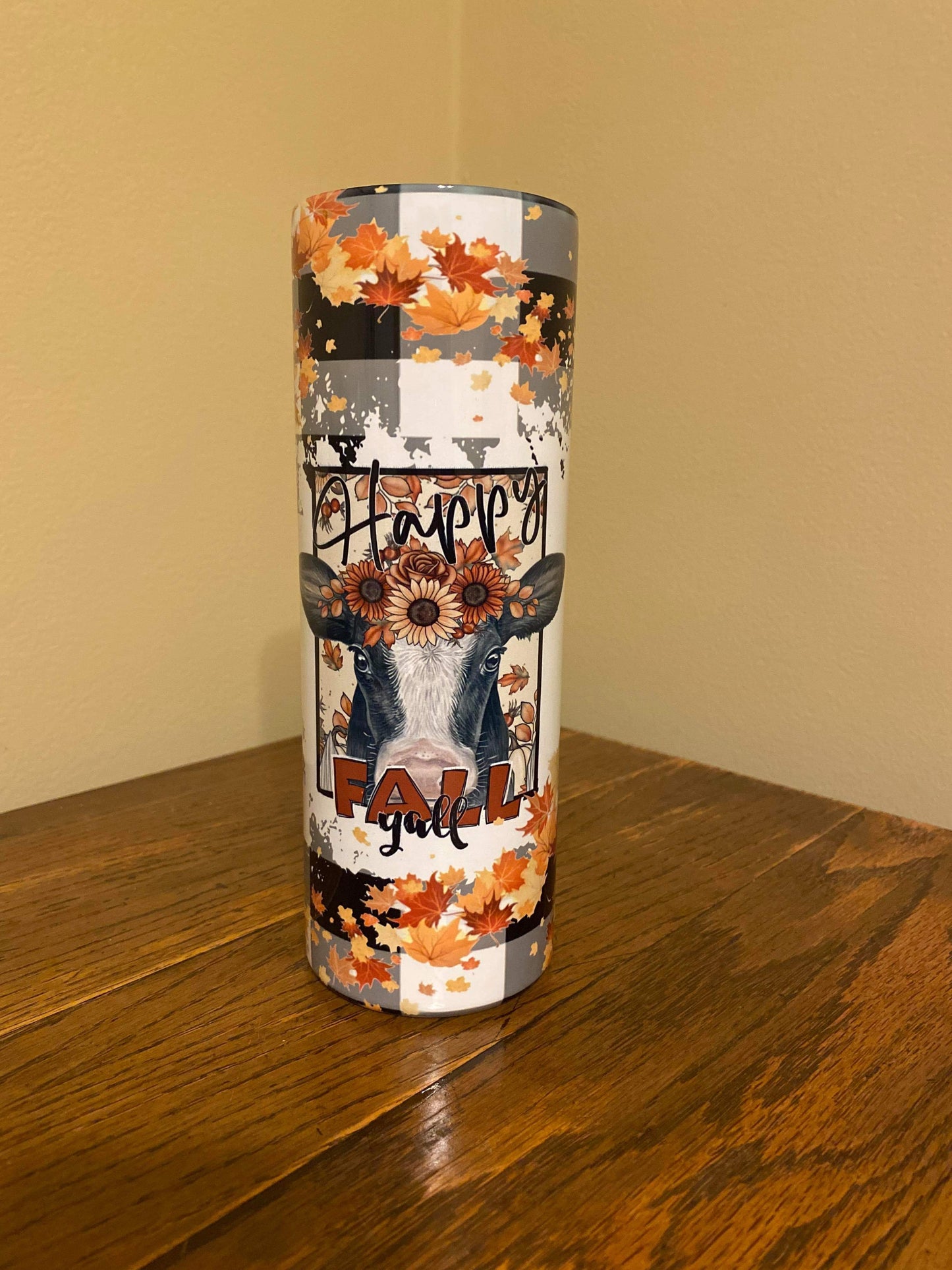 Happy Fall Y’all Tumbler