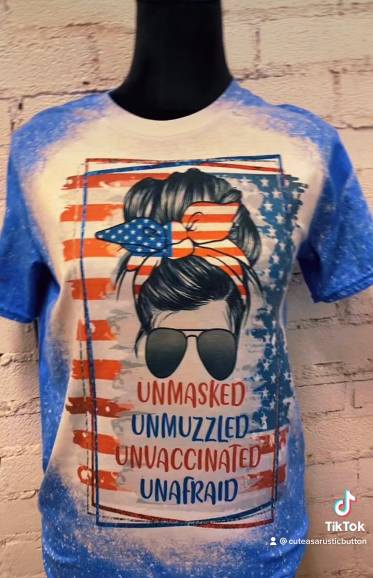 Unmasked etc bleach tee