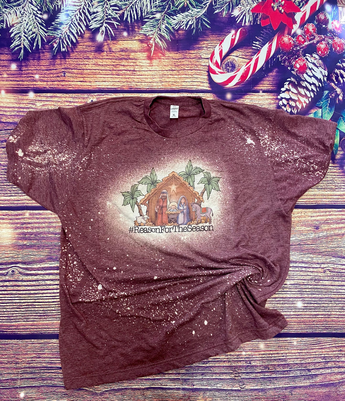 Reason for the Season Christmas Bleach Tee