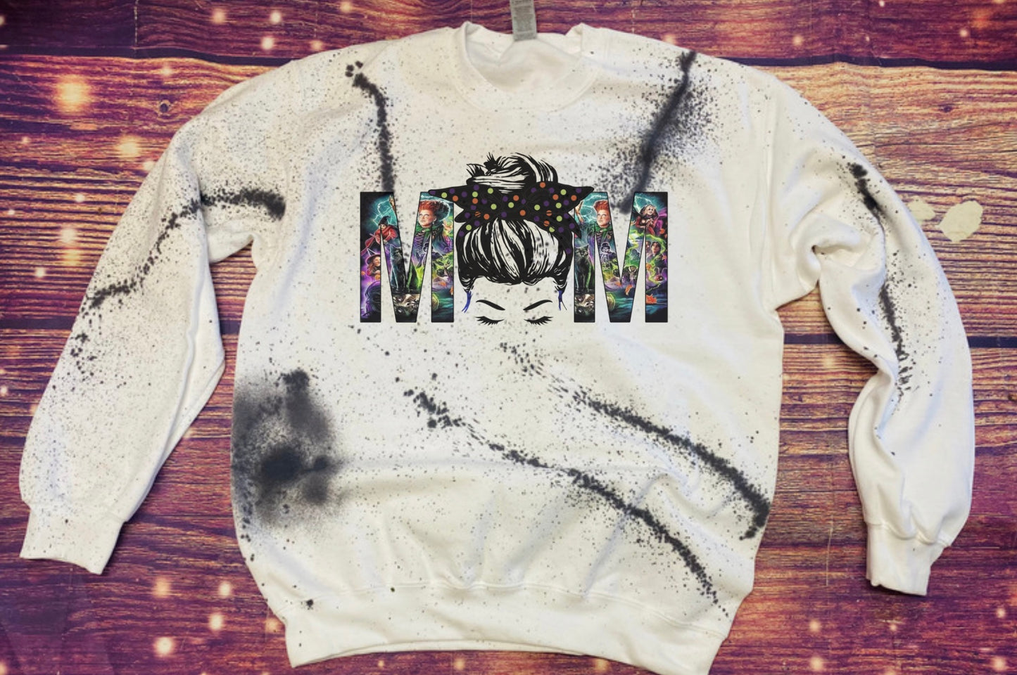 Mom life Splatter Sweatshirt