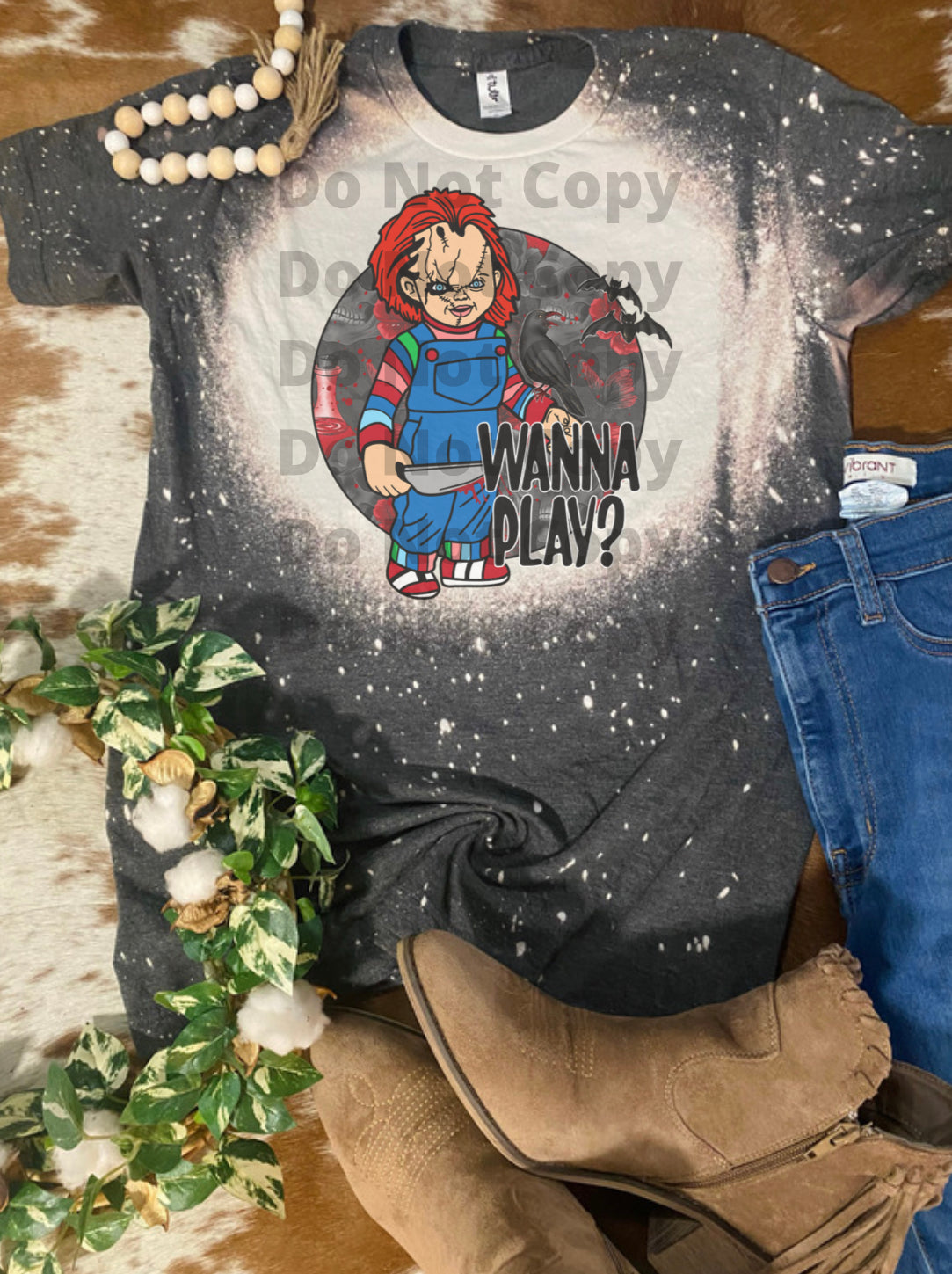 Wanna Play Halloween Bleach Tee