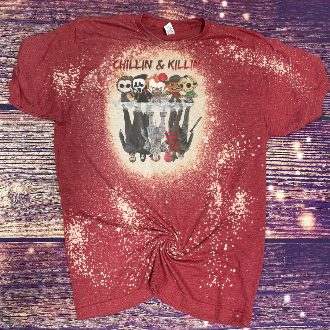 Chillin & Killin Bleach Tee