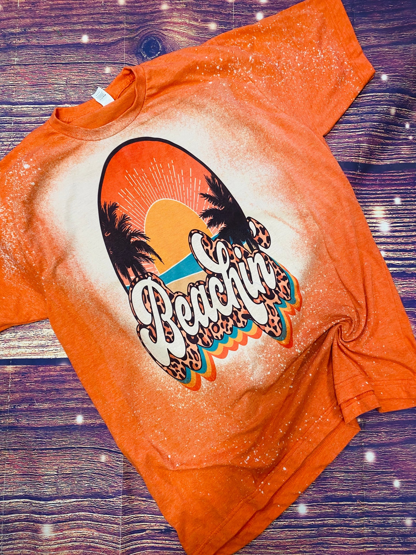 Beachin’ bleach tee