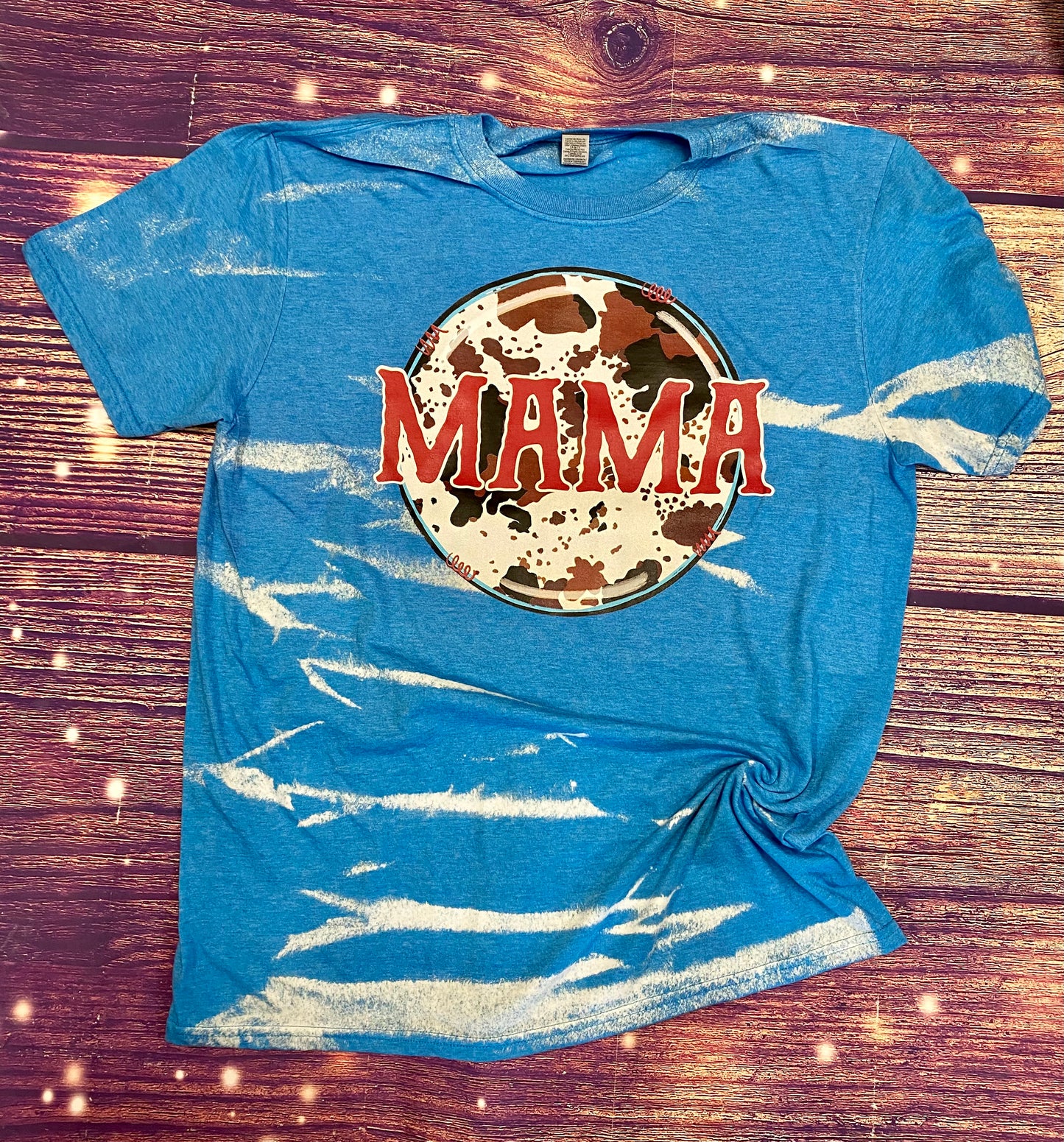 CowPrint Mama Bleach Shirt