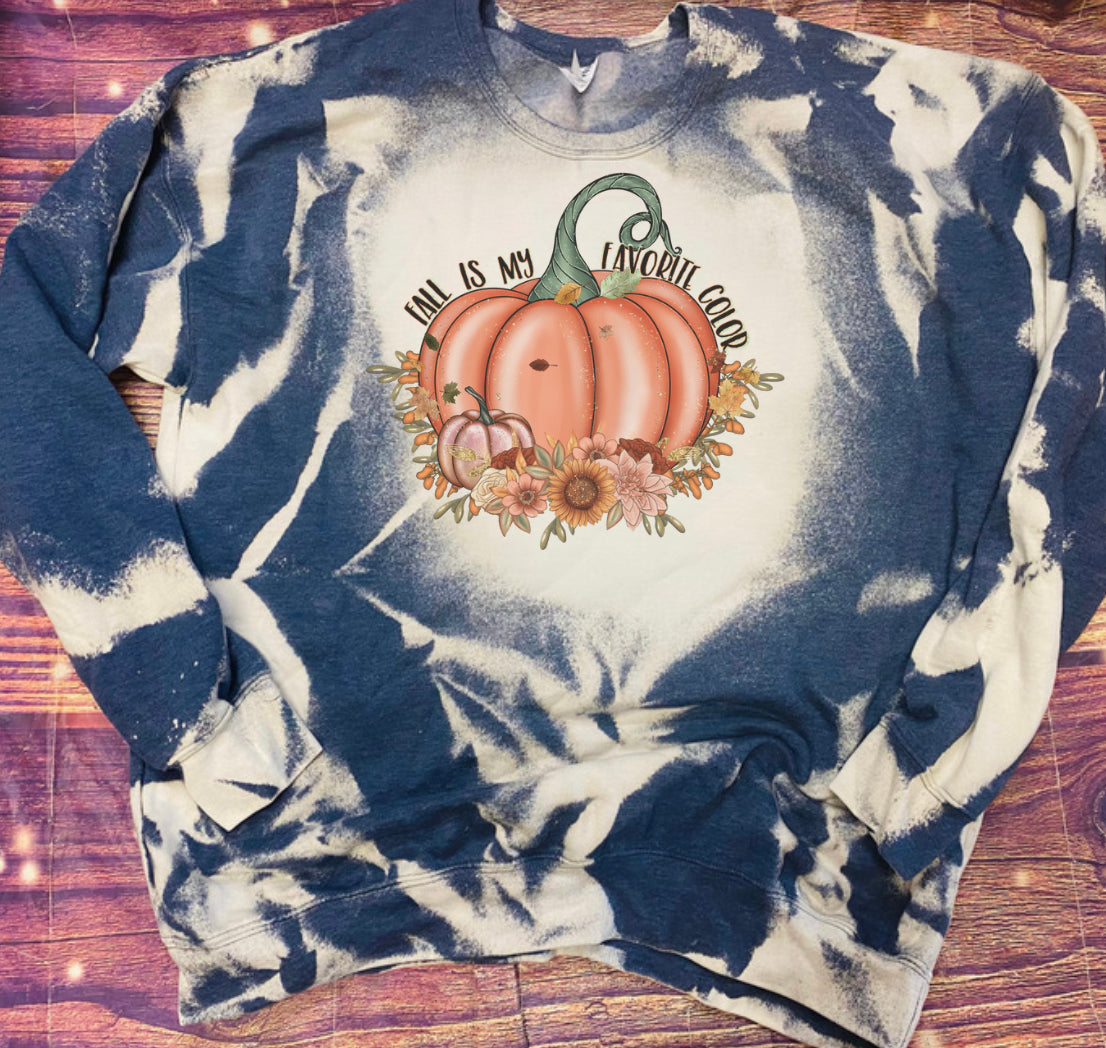 Fall is my favorite color Bleach Sweatshirt