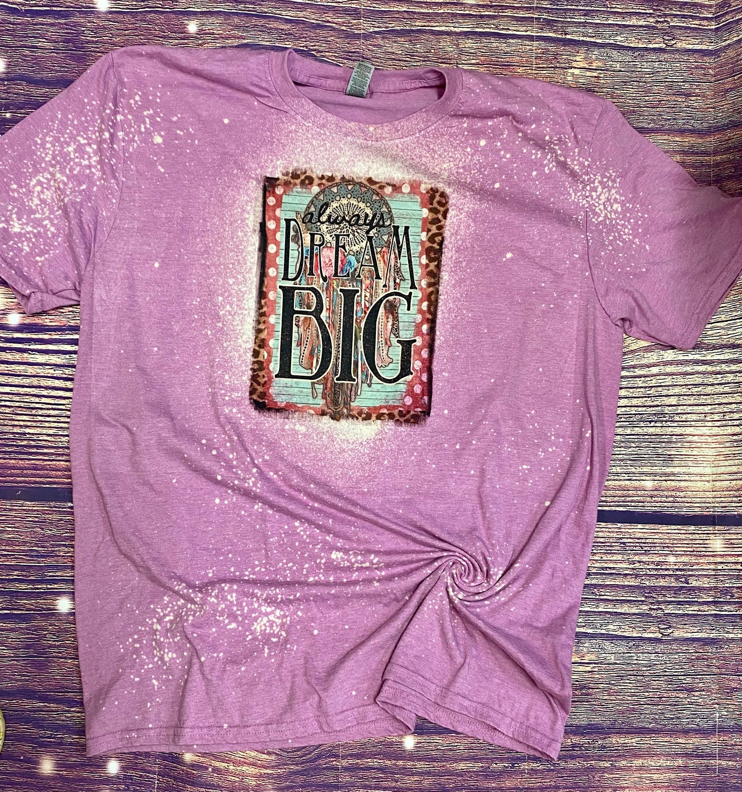 Always dream big dream catcher Bleach Tee