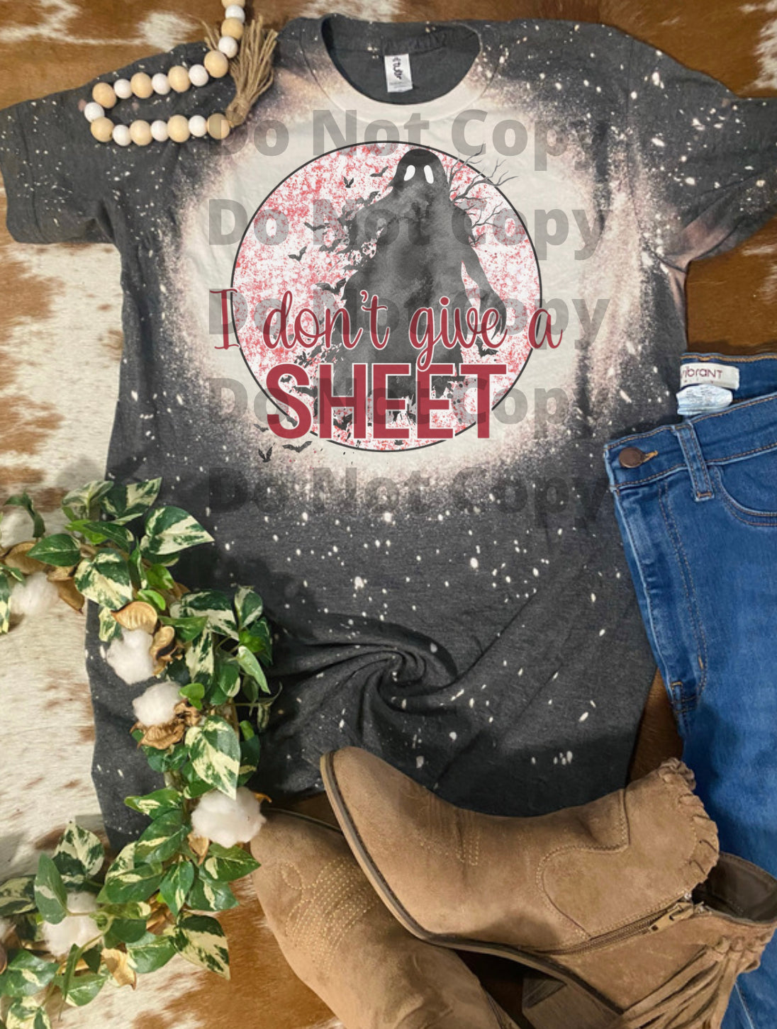 Don’t give a sheet Halloween Bleach Tee