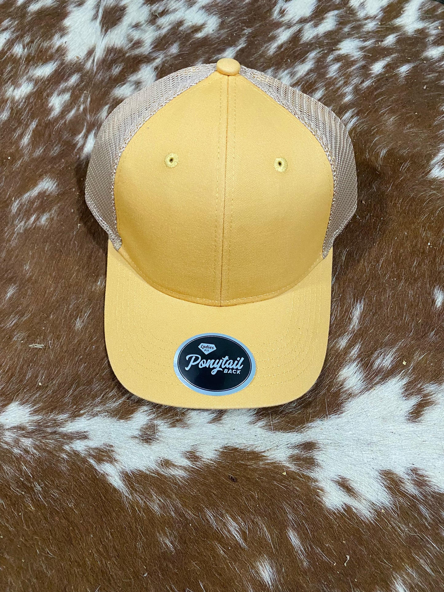 Girl Mama Ponytail Hat