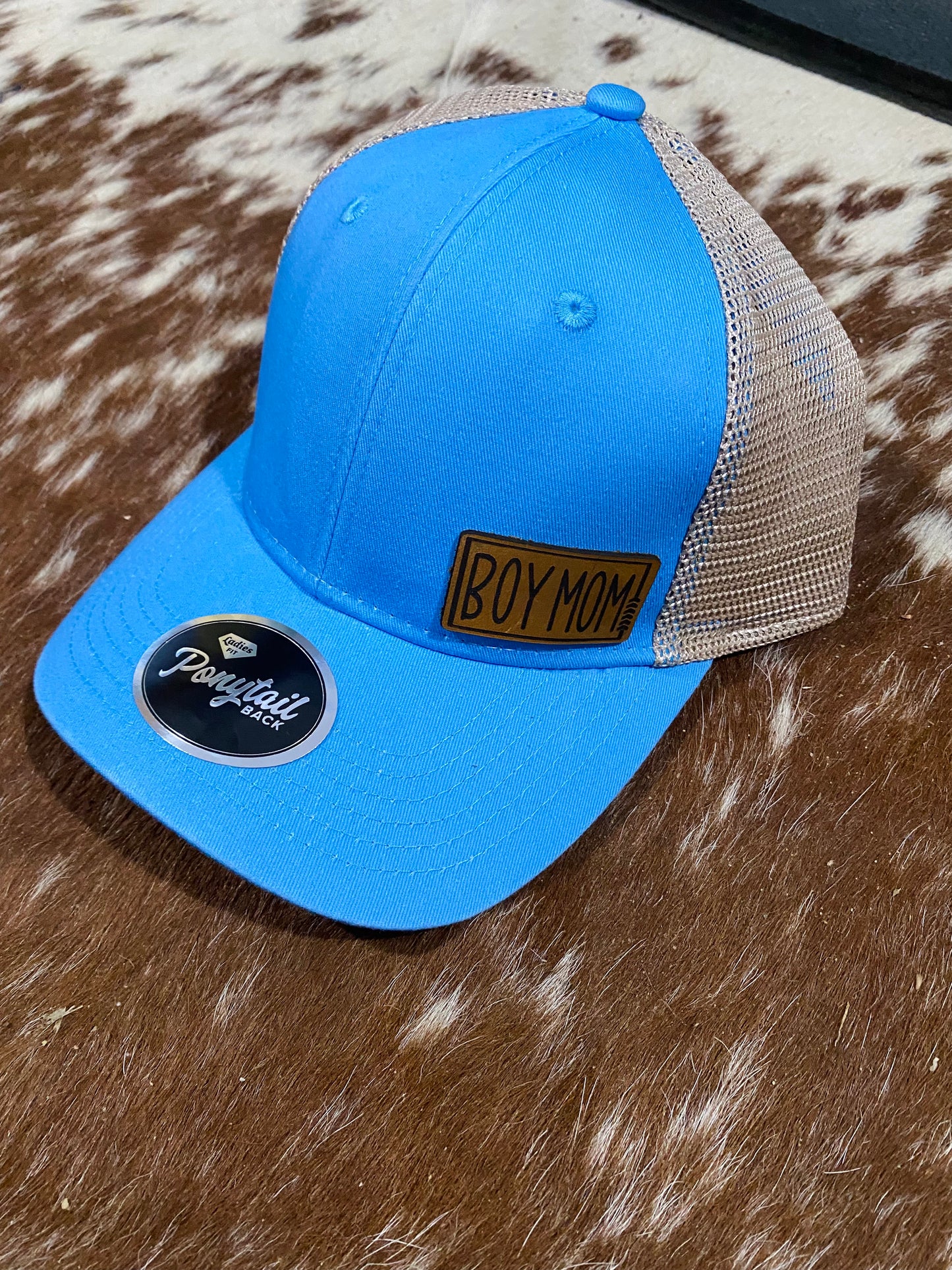 Boy Mom Ponytail Hat