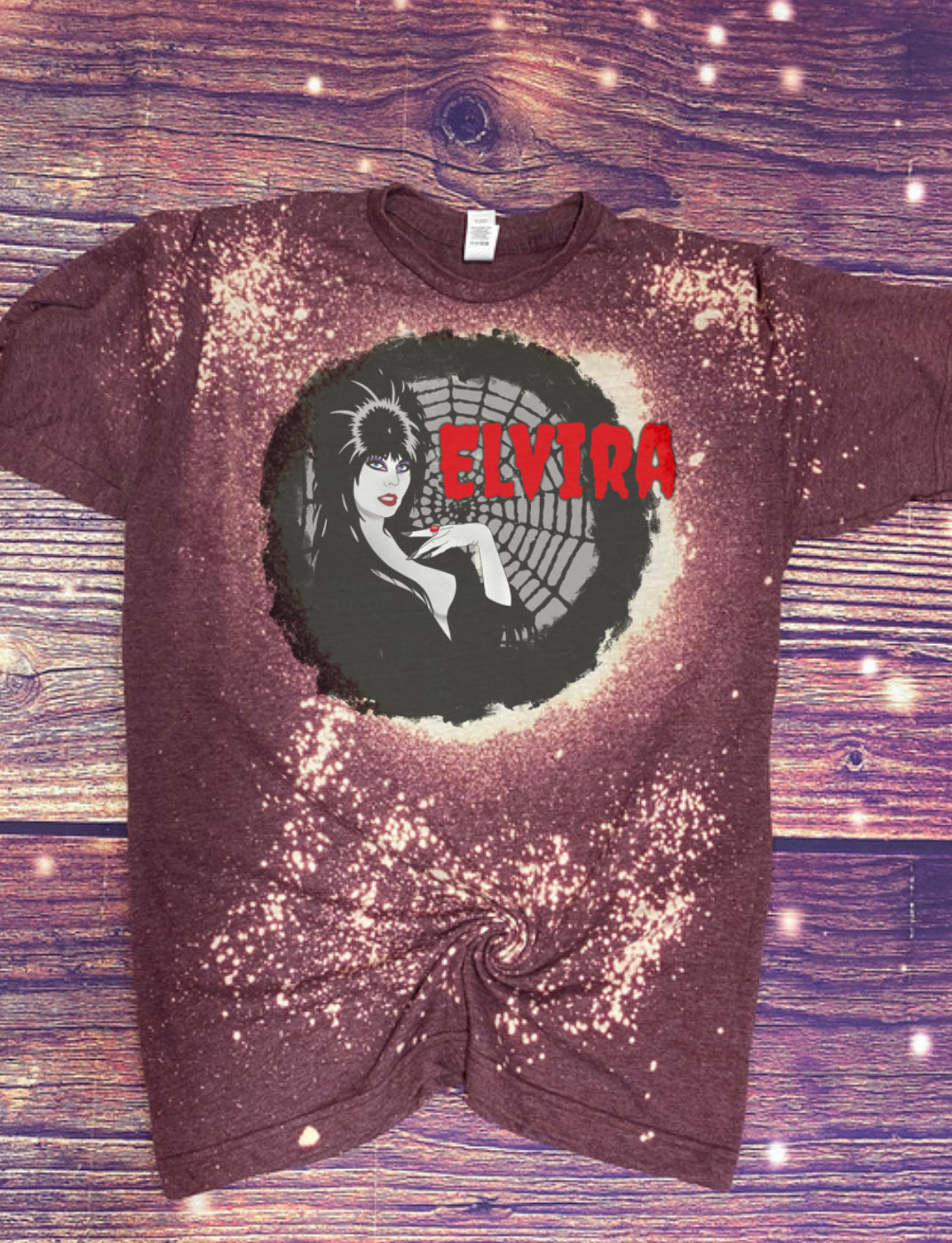 Elvira Halloween Bleach Tee