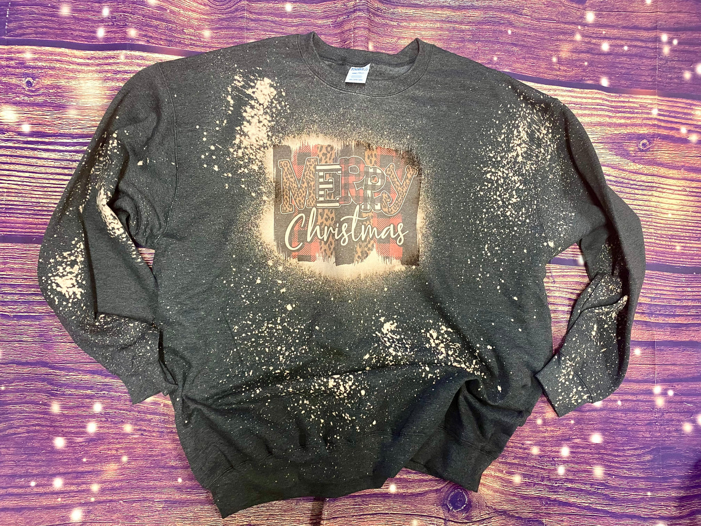 Merry Christmas Bleach Sweatshirt
