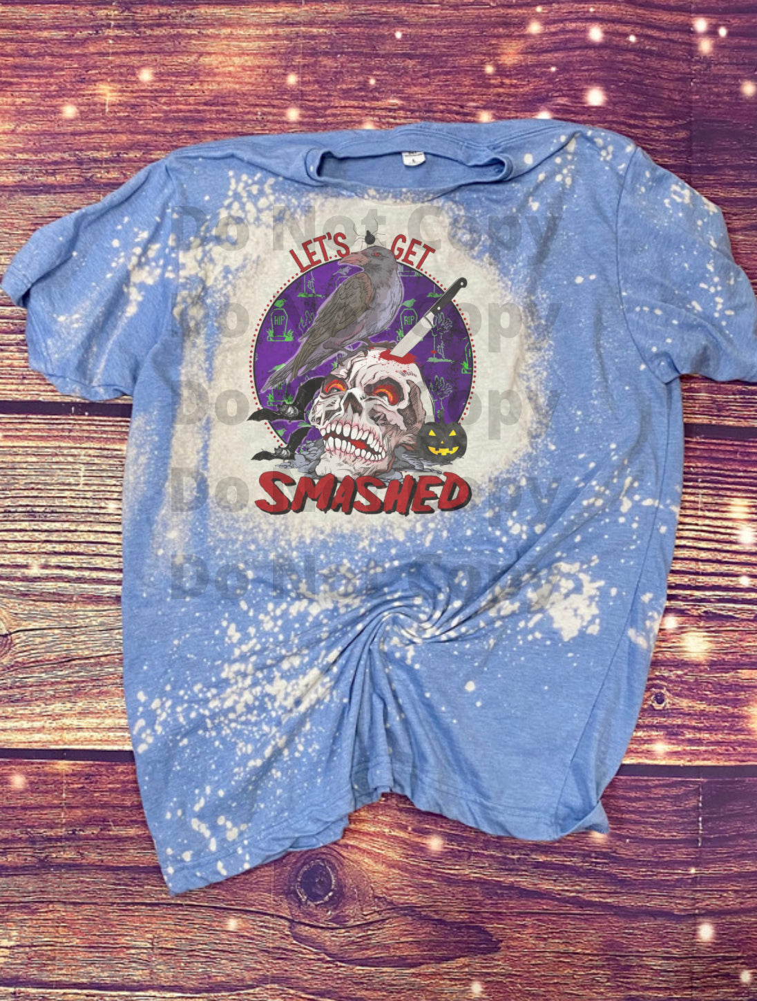 Smashed Halloween Bleach Tee
