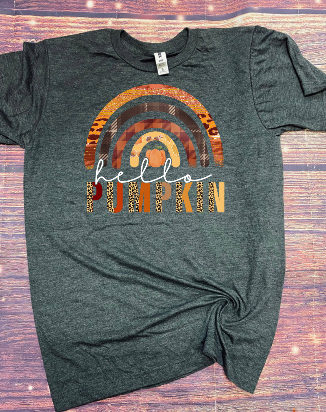 Hello Pumpkin screen Printed Shirt