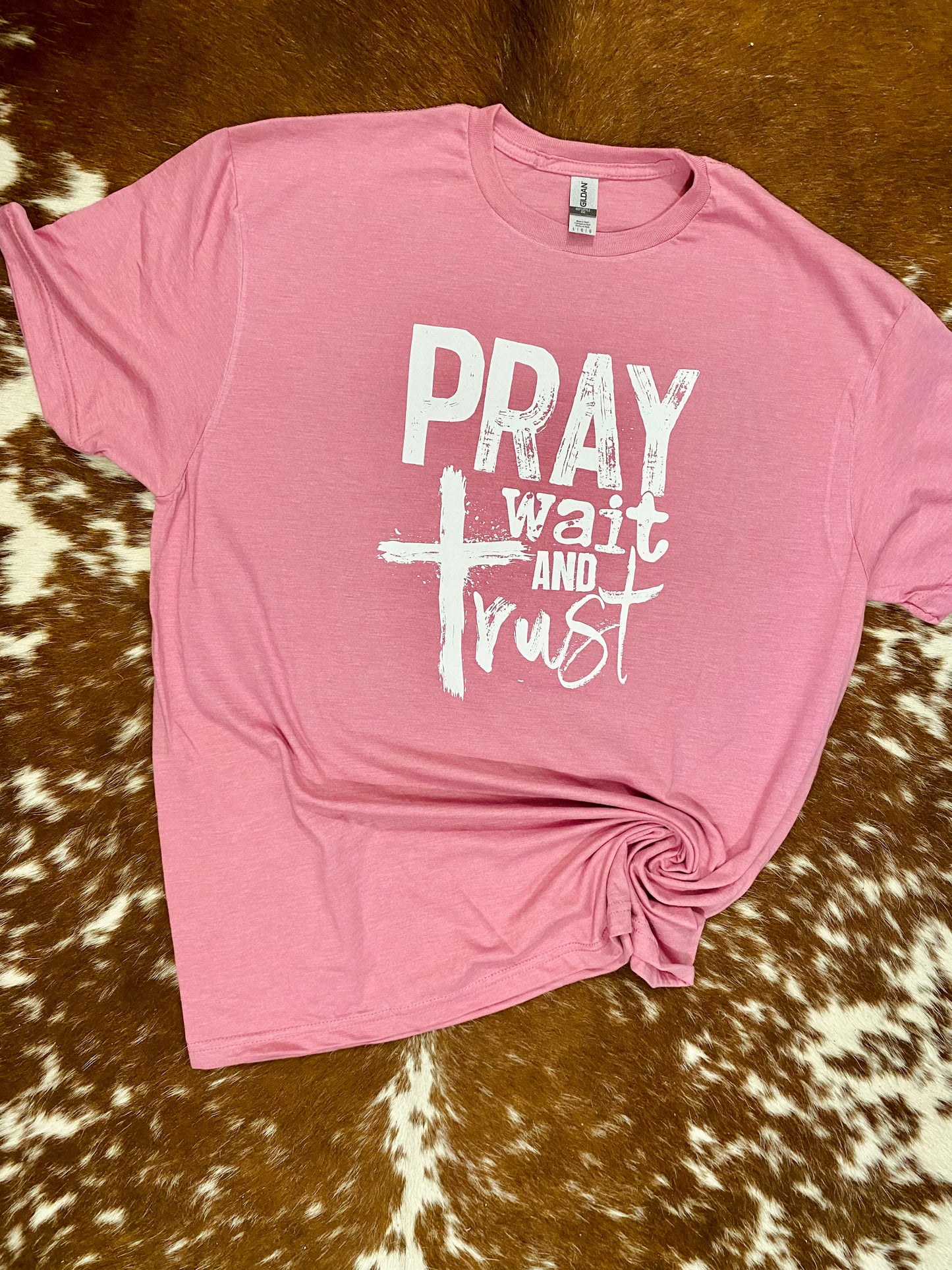 Pray Wait Trust Tee