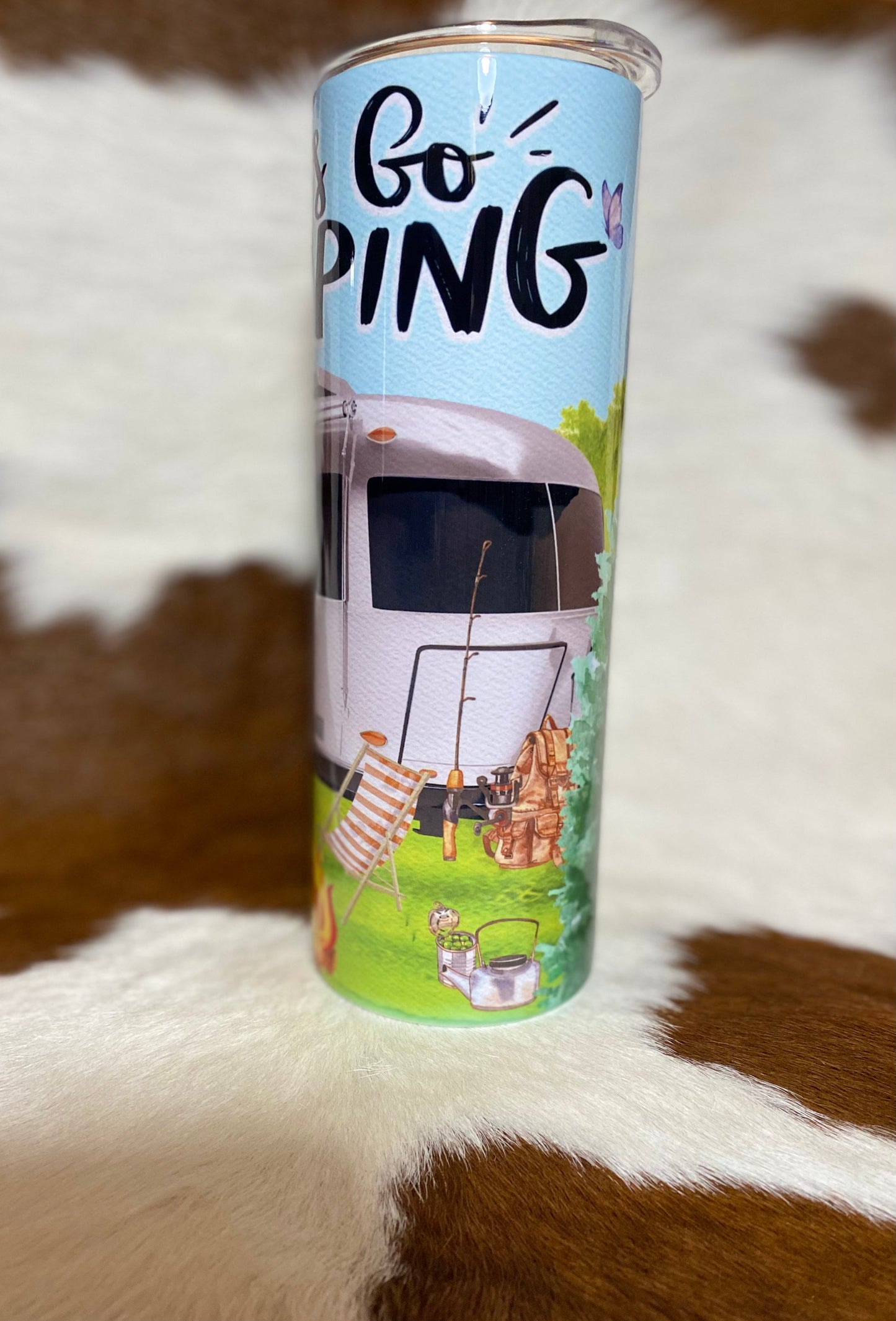 Let’s Go Camping Tumbler