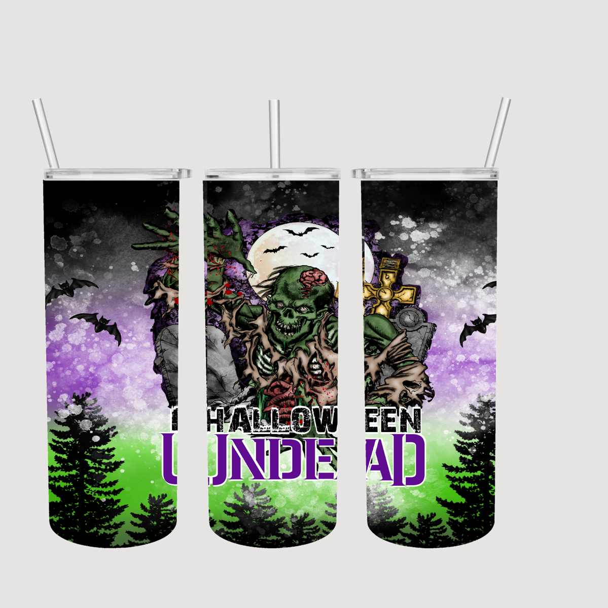 Halloween Undead Tumbler