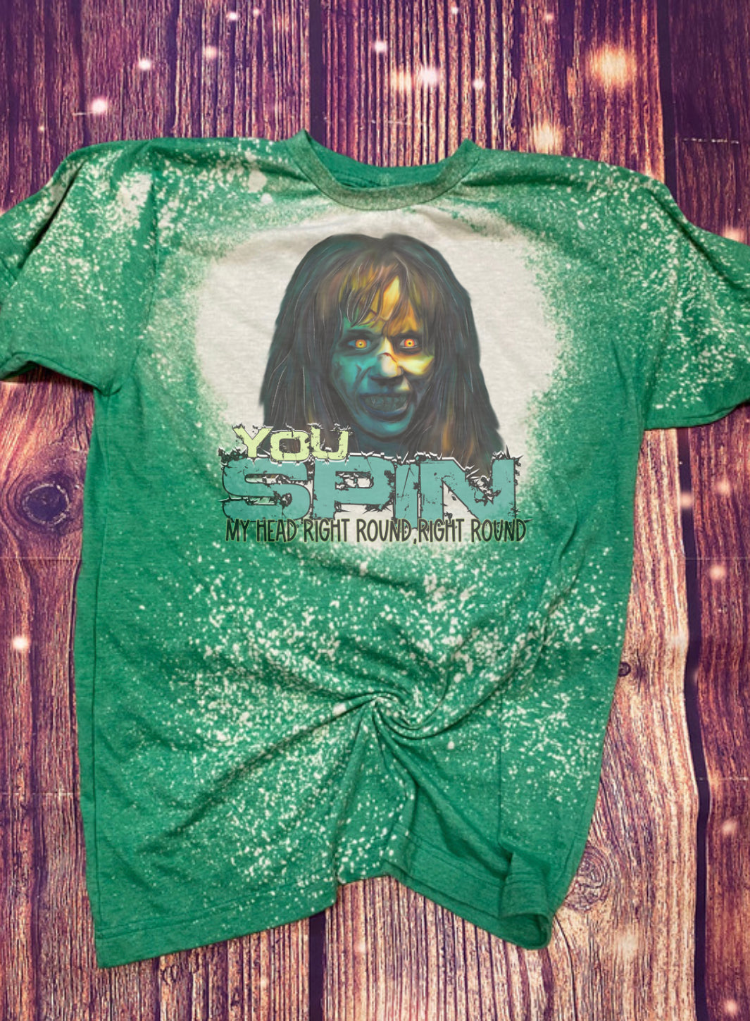 You Spin My Head Halloween Bleach Tee