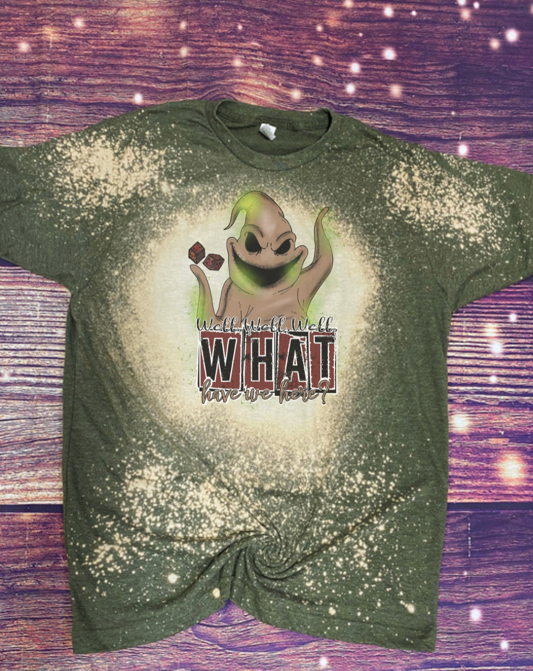 What have we here Oogie Boogie Halloween Bleach Tee