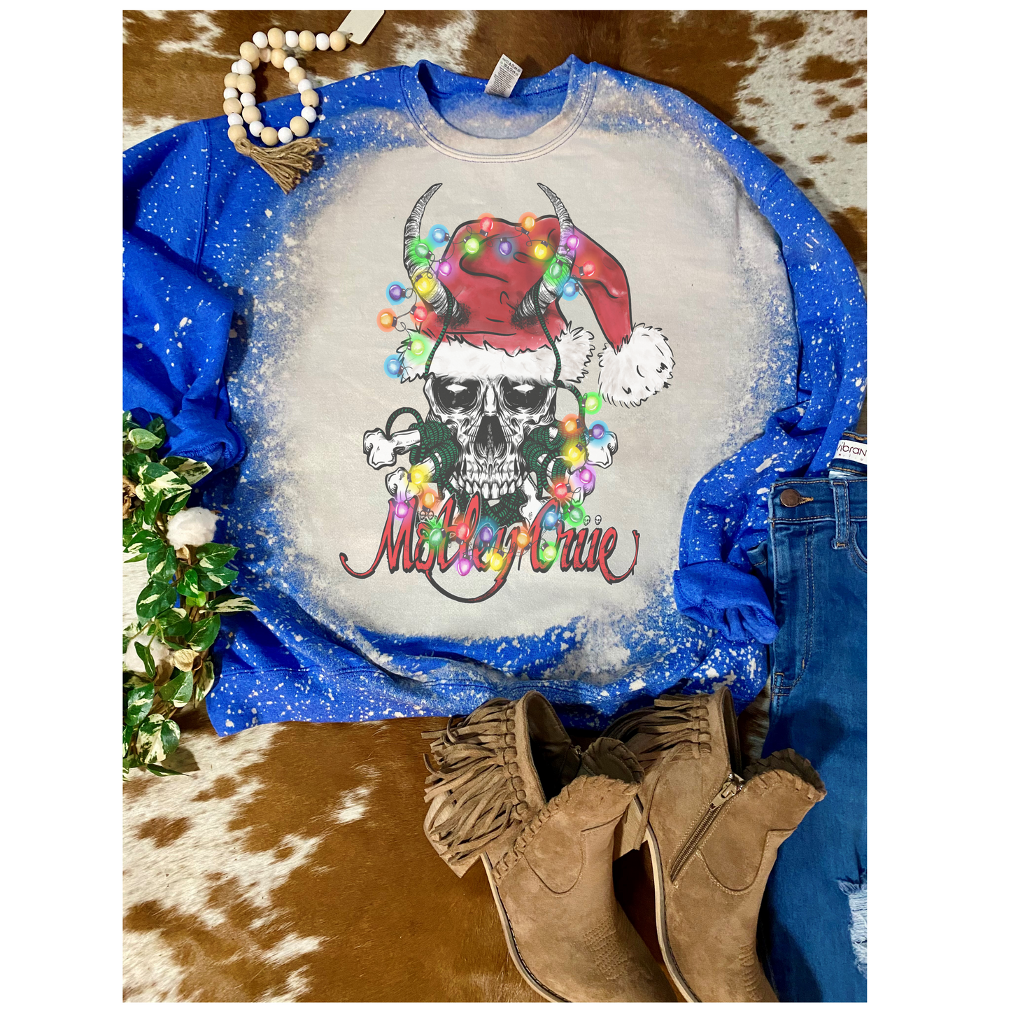 Crue Christmas Bleach Sweatshirt