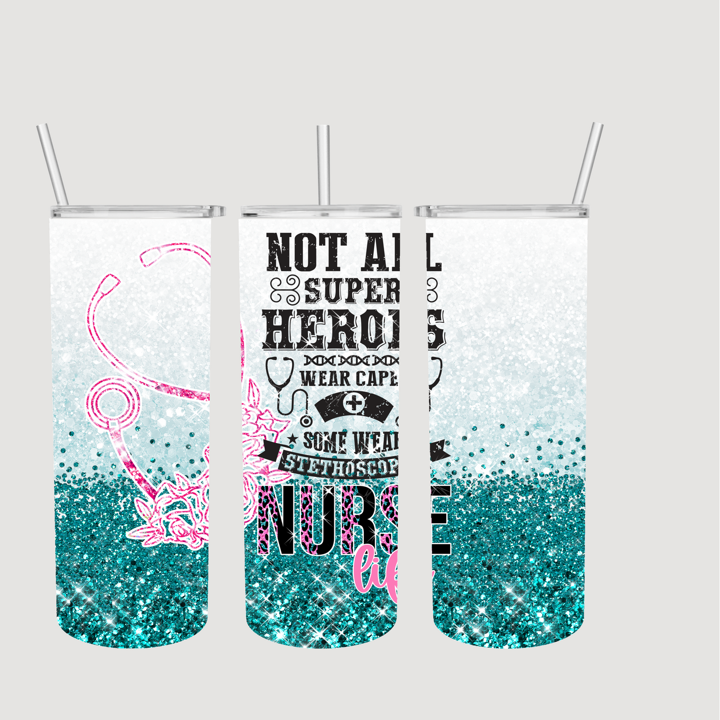 Nurse Superhero Tumbler