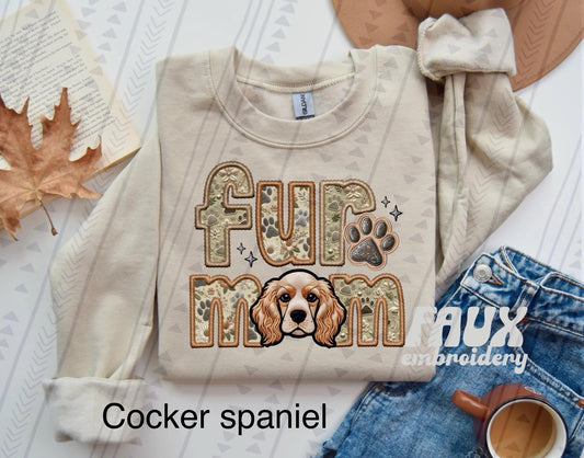 Fur Mom Cocker Spaniel sweatshirt