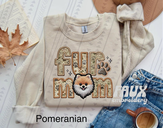 Fur Mom Pomeranian sweatshirt