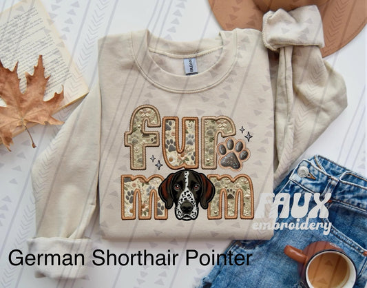 Fur Mom German Shorthair Pointer sweatshirt