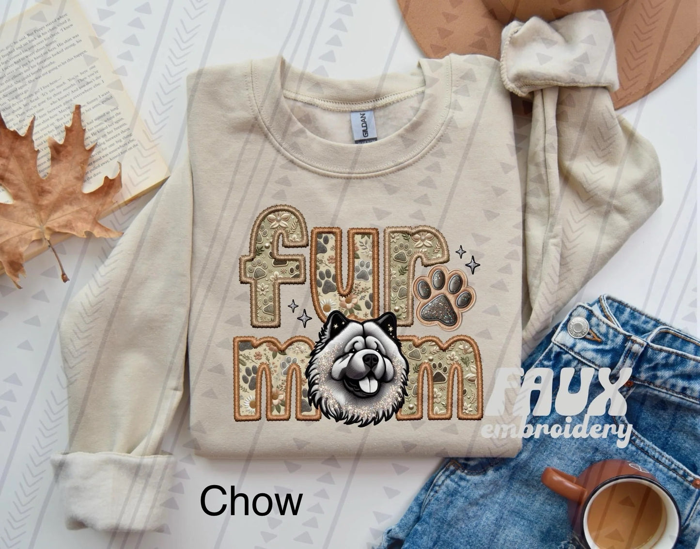 Fur Mom Chow sweatshirt