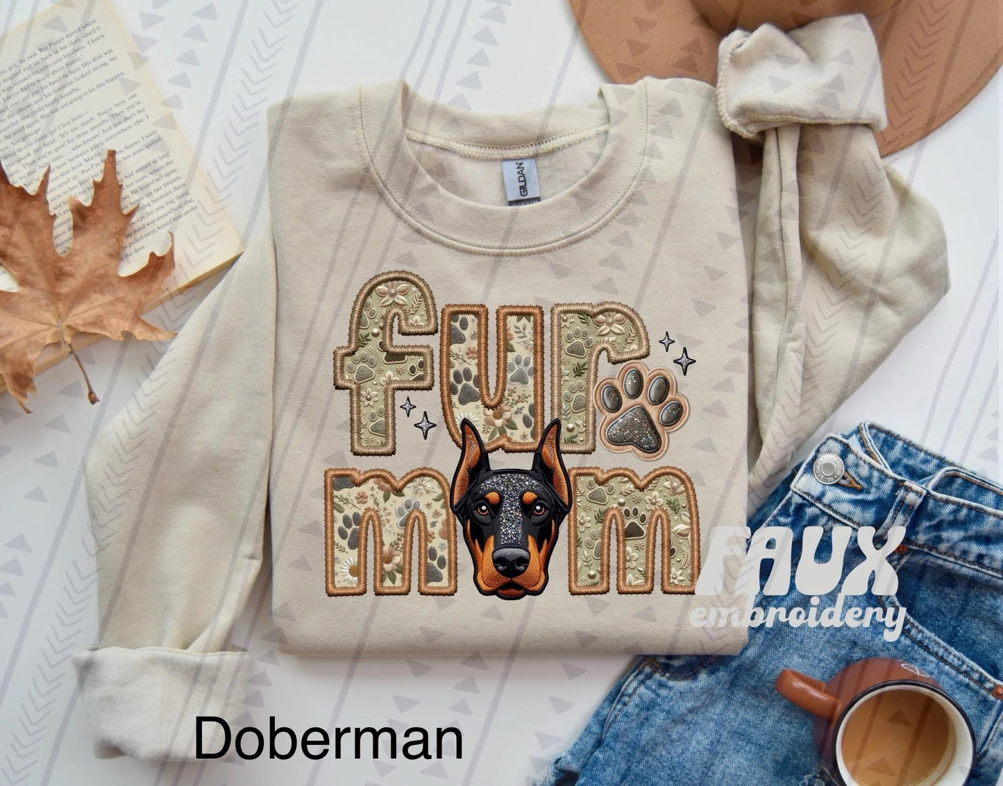 Fur Mom Doberman sweatshirt