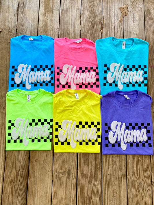 Mama Puff checkered Tee