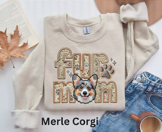 Fur mom Merle Corgi