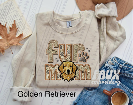 Fur Mom Golden Retriever sweatshirt