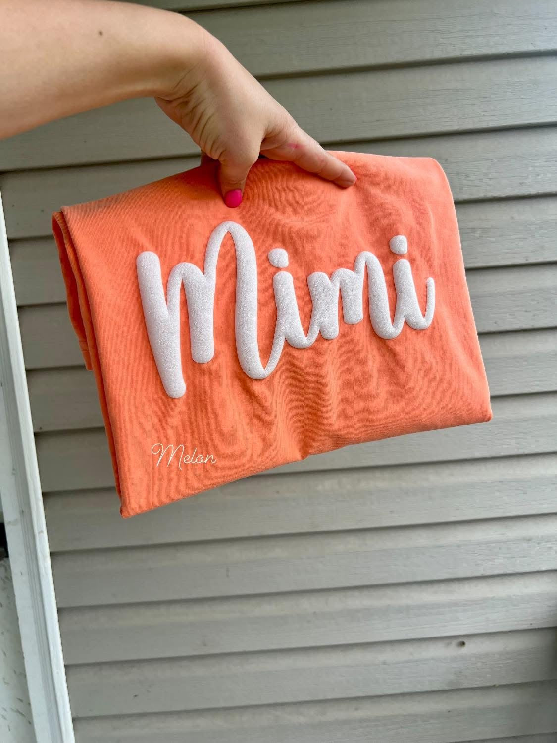 SUMMER SALE ENDS 5/31 Glitter Puff Mama (Custom) Comfort Color Tee
